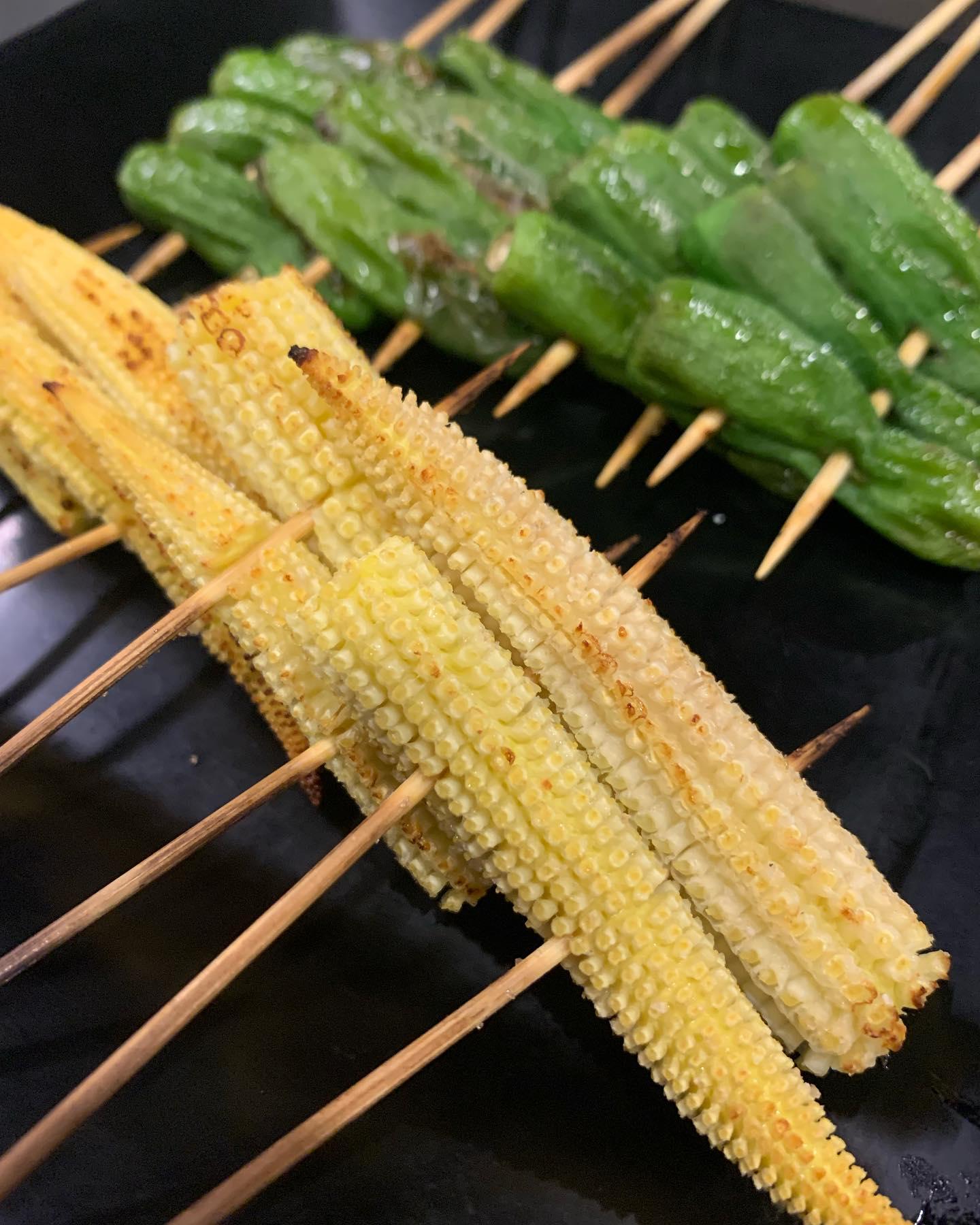 【青山×焼き鳥串焼き】期間限定ヤングコーン串