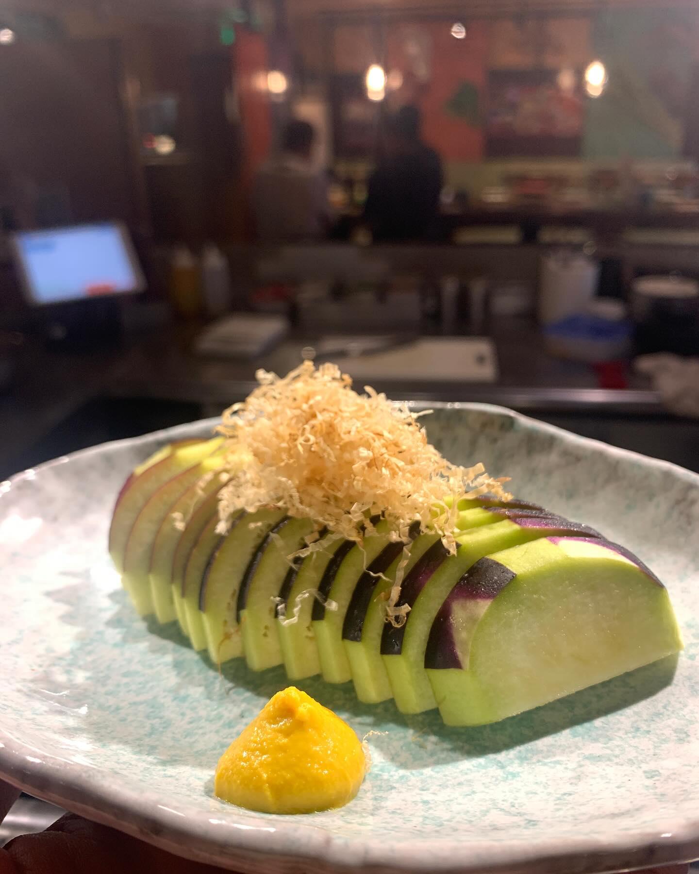 【青山×焼き鳥】今年も始めました！水茄子のお刺身