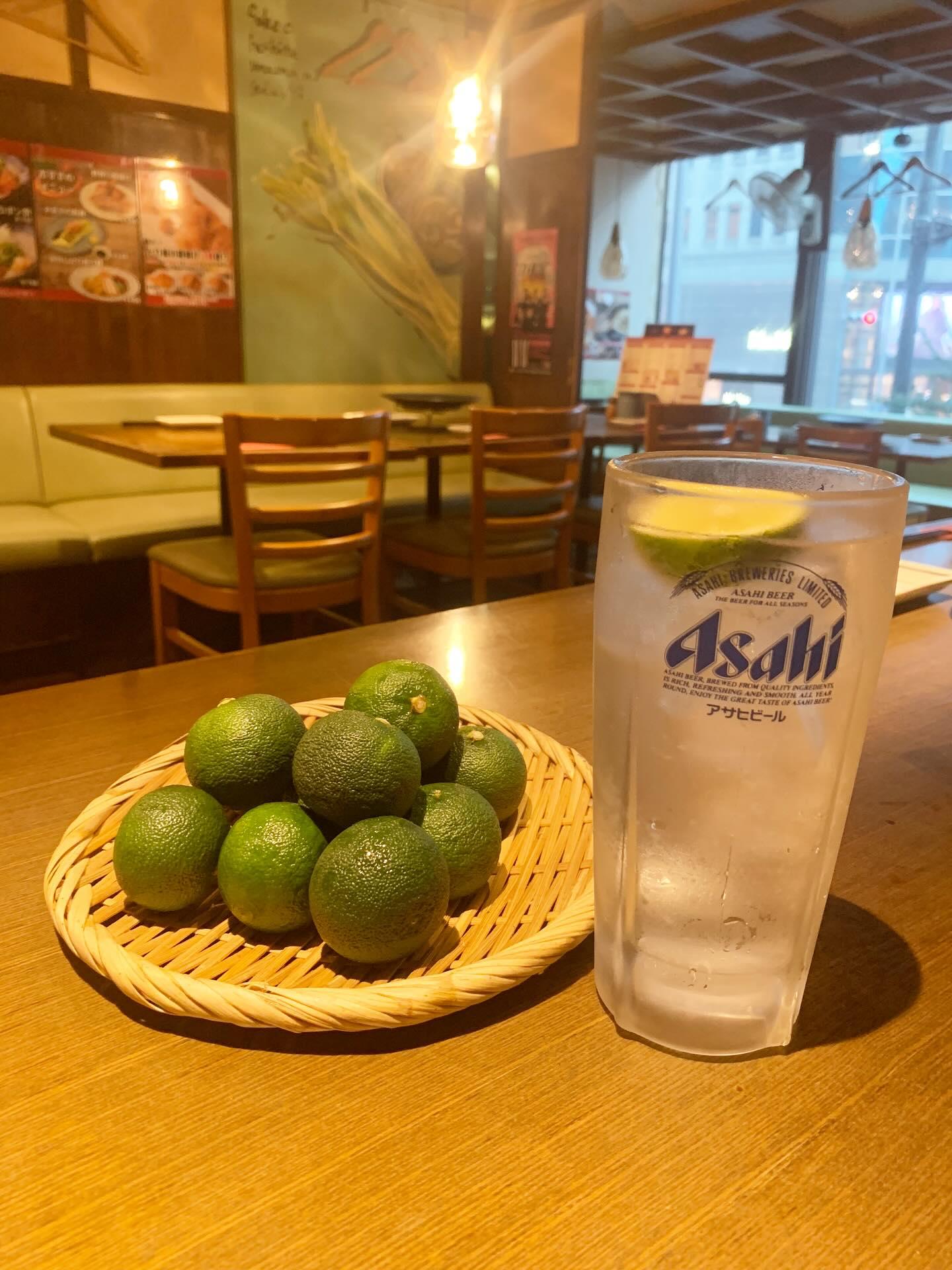 【青山×居酒屋】すだちサワー始めました！