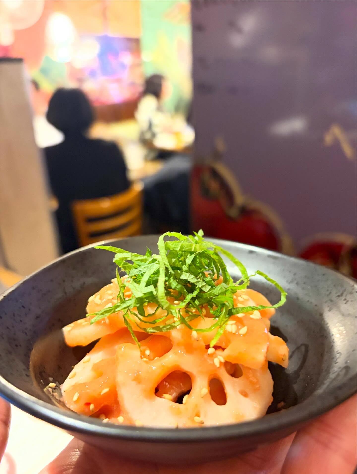 青山の居酒屋で飲み会するなら！本日のおすすめ【レンコンのめんたいバター】